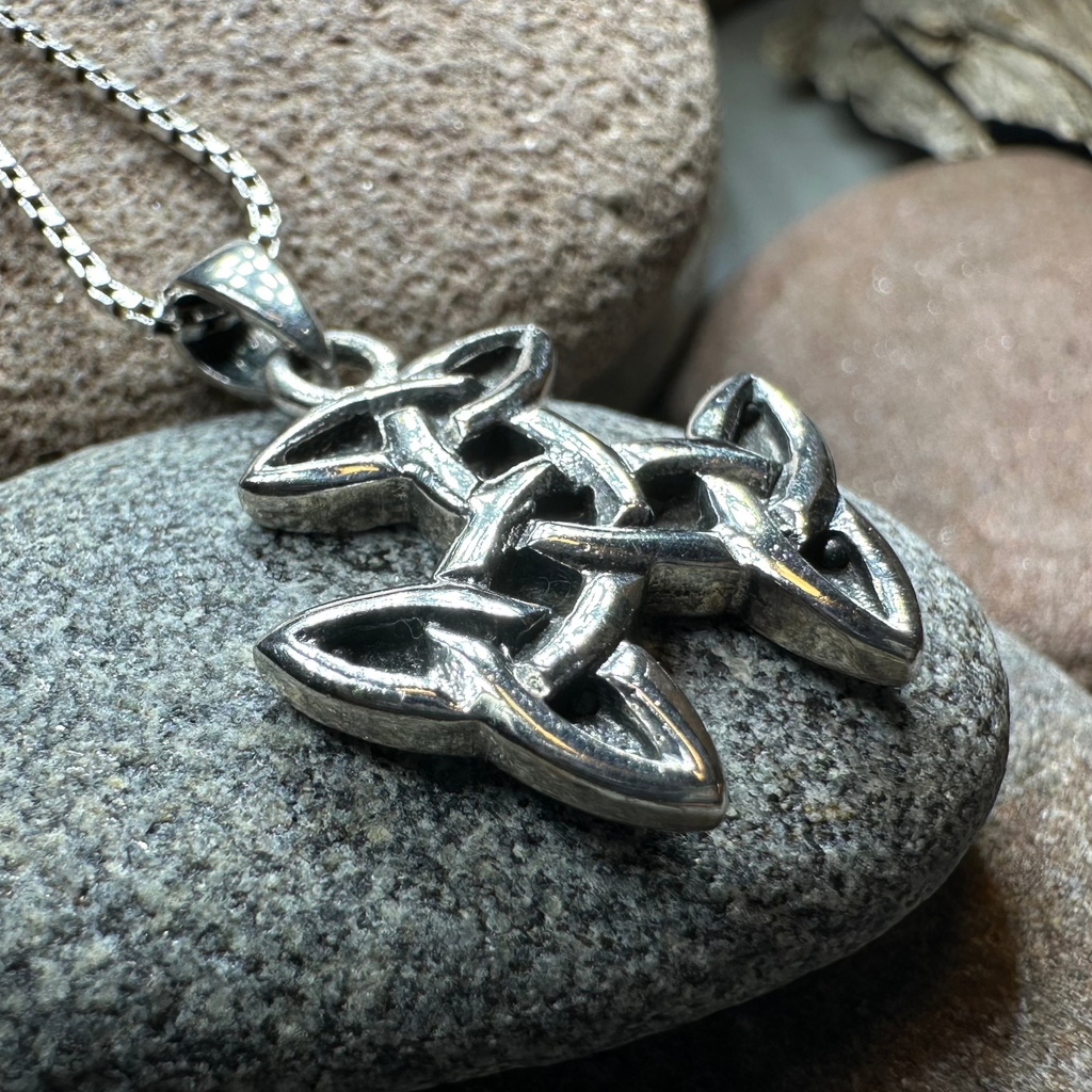 Three Trinity Knot Necklace