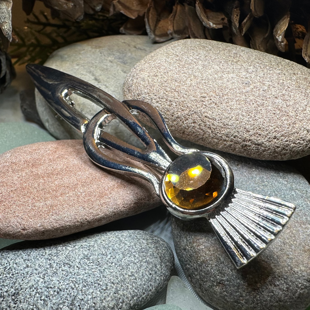 Tollak Thistle Kilt Pin