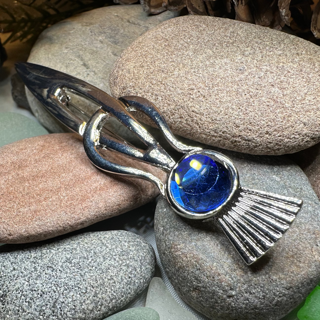 Tollak Thistle Kilt Pin