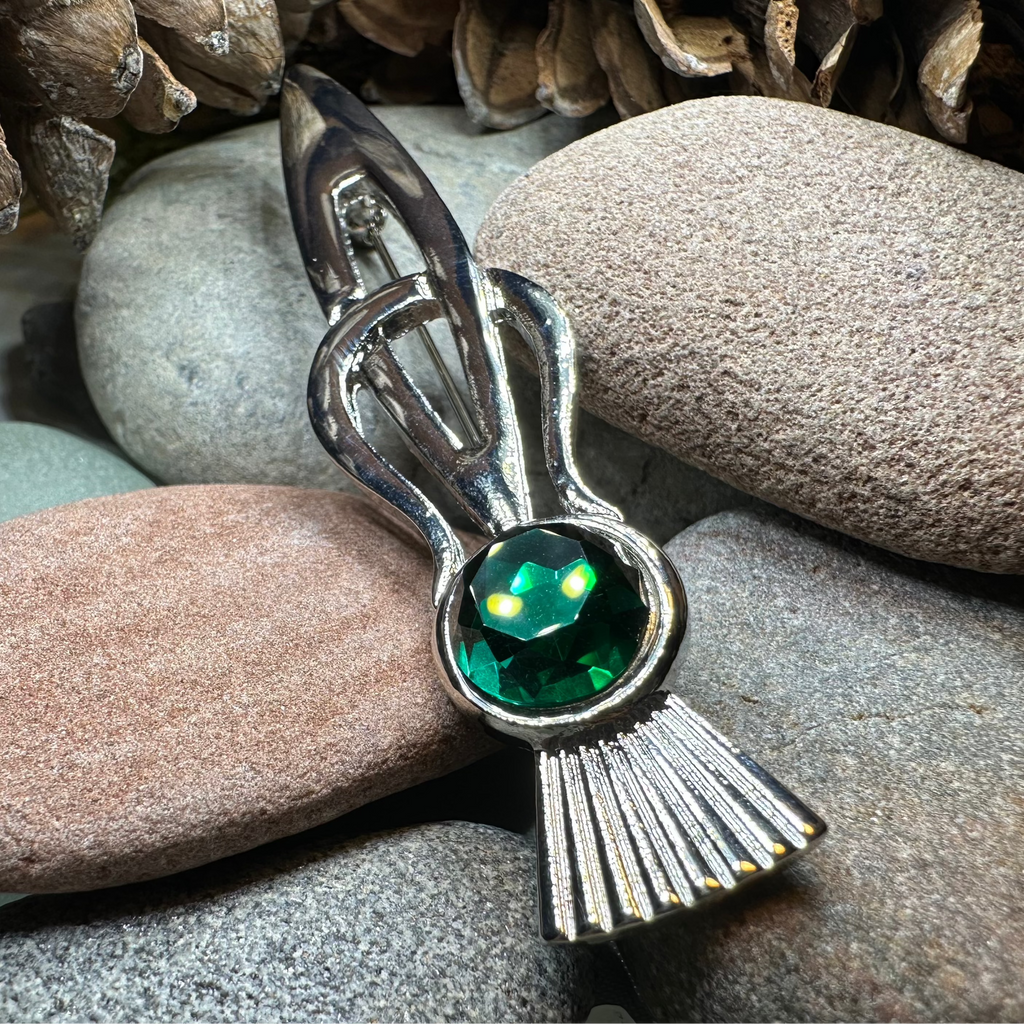 Tollak Thistle Kilt Pin