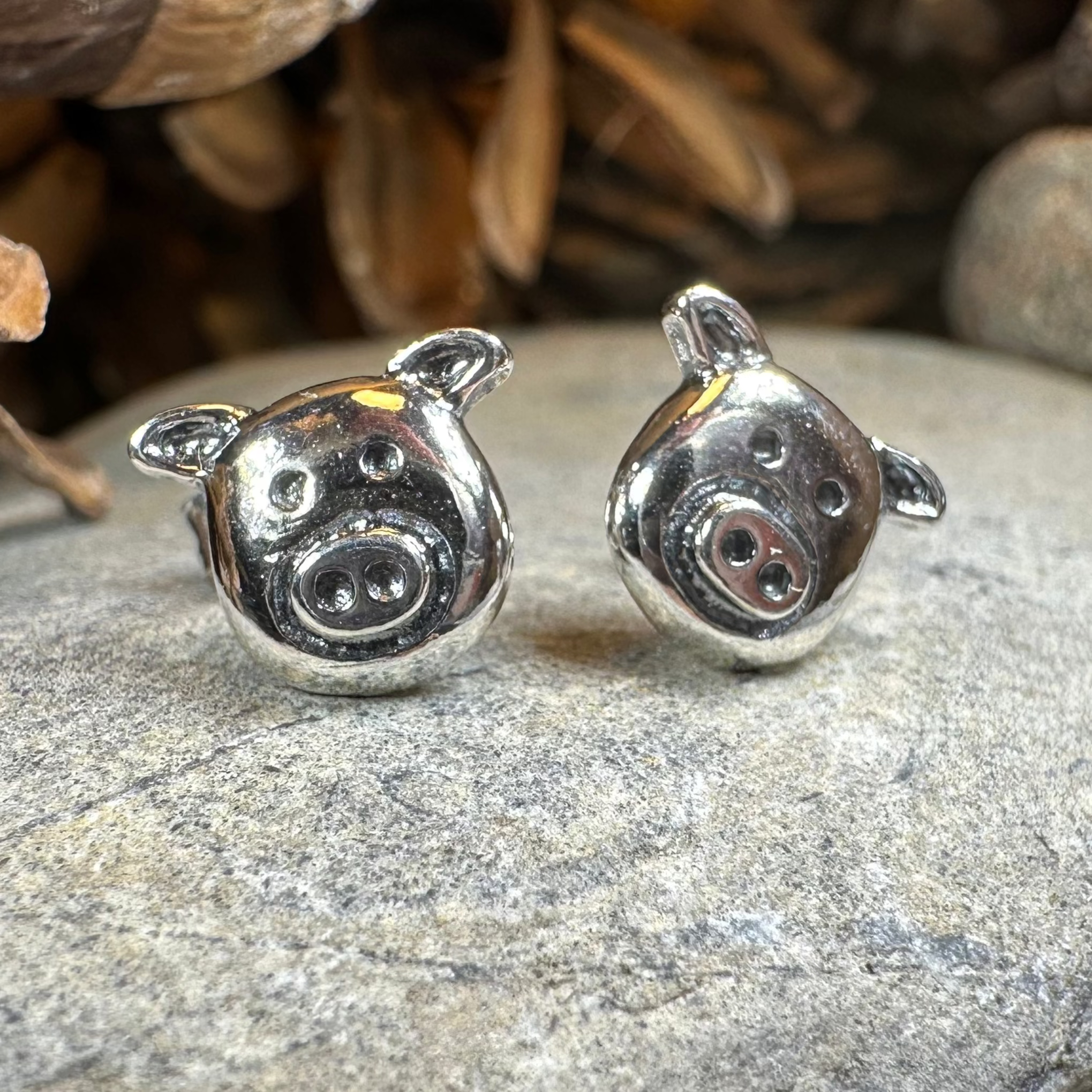 Little Piggy Stud Earrings