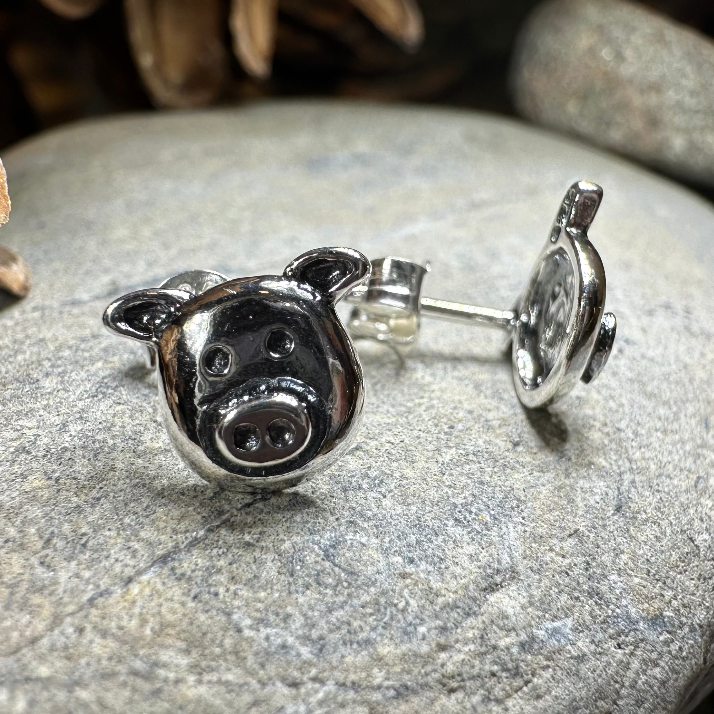 Little Piggy Stud Earrings
