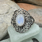 Celtic Starglow Moonstone Ring