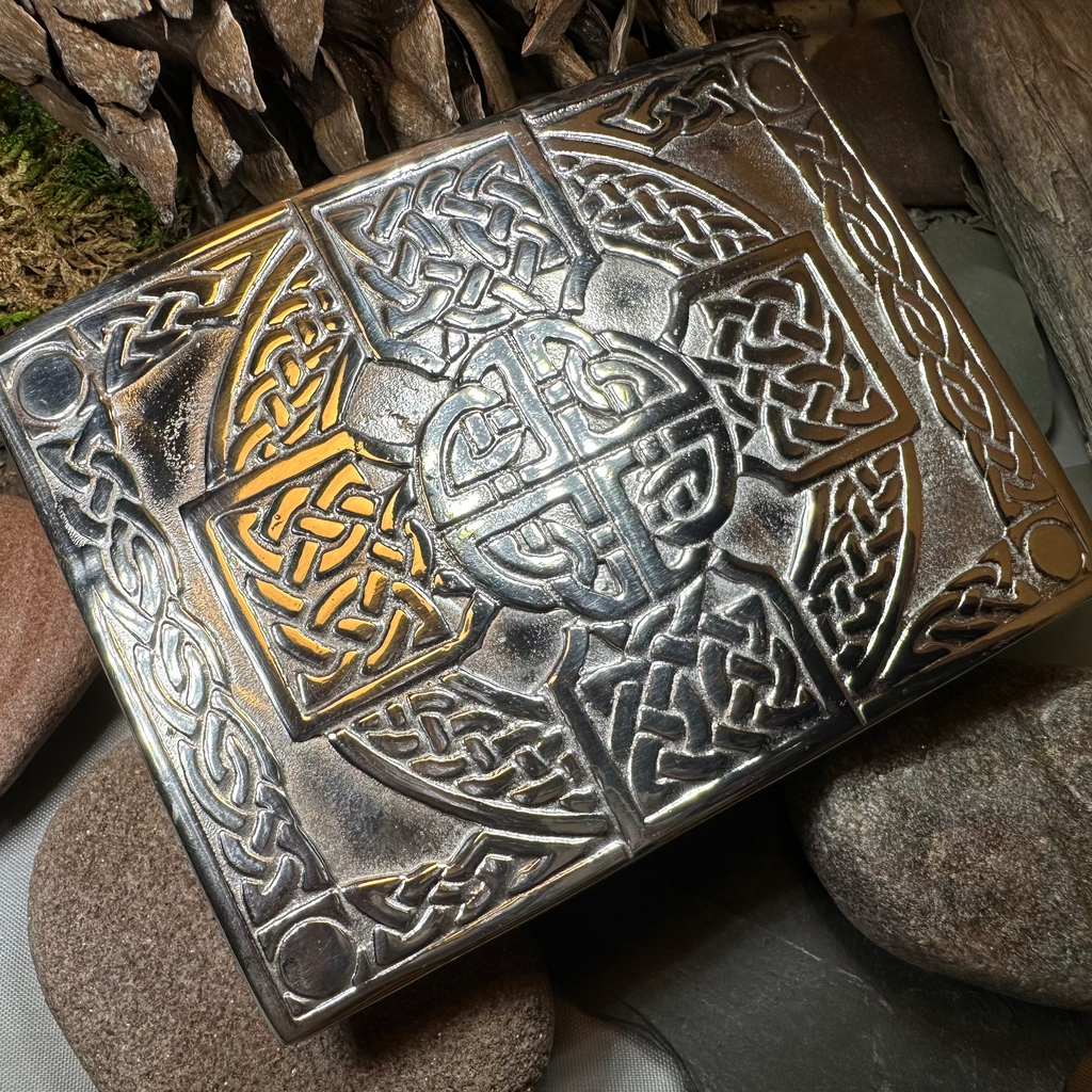 Celtic Cross Kilt Belt Buckle