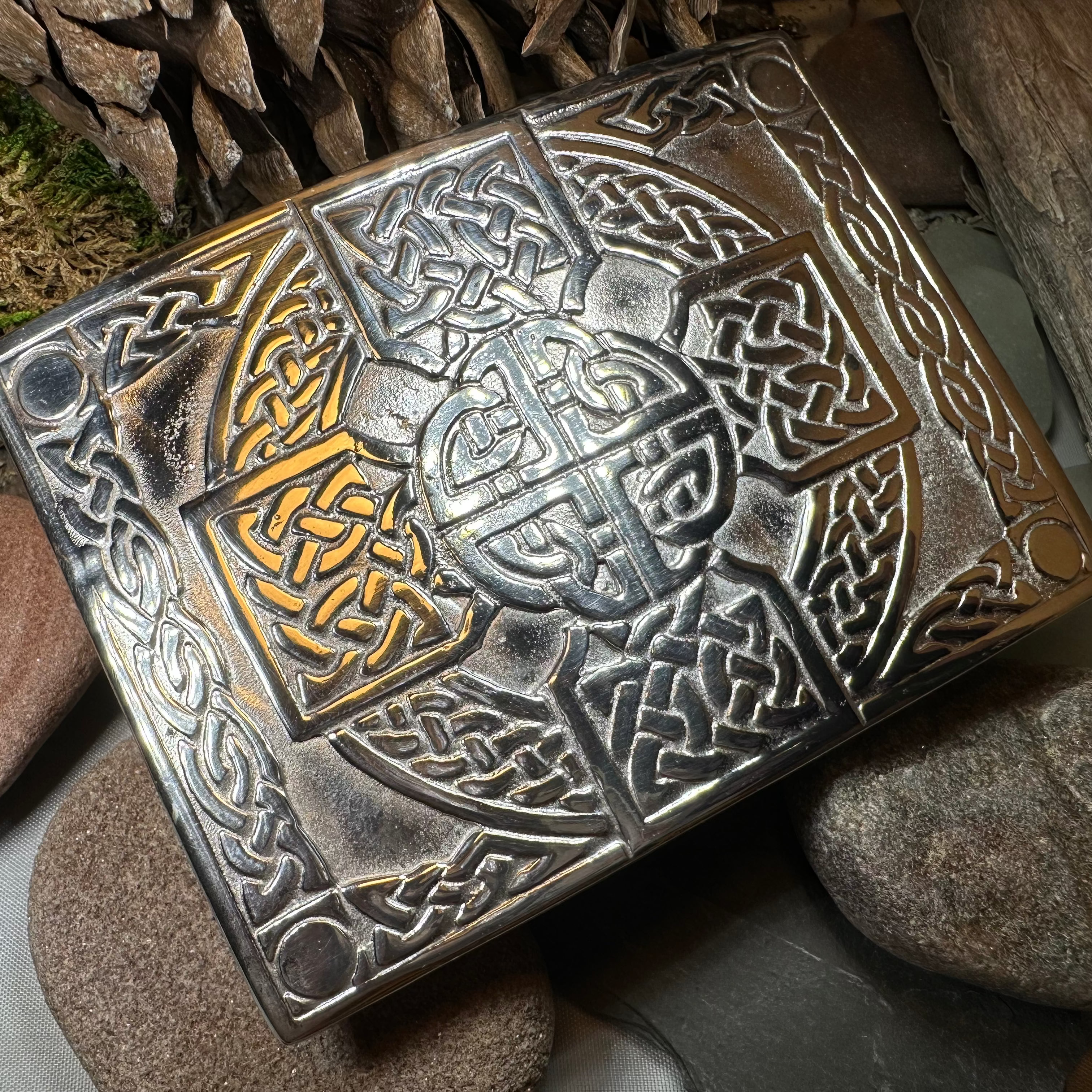 Celtic Cross Kilt Belt Buckle