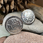 Brave Thistle Cuff Links
