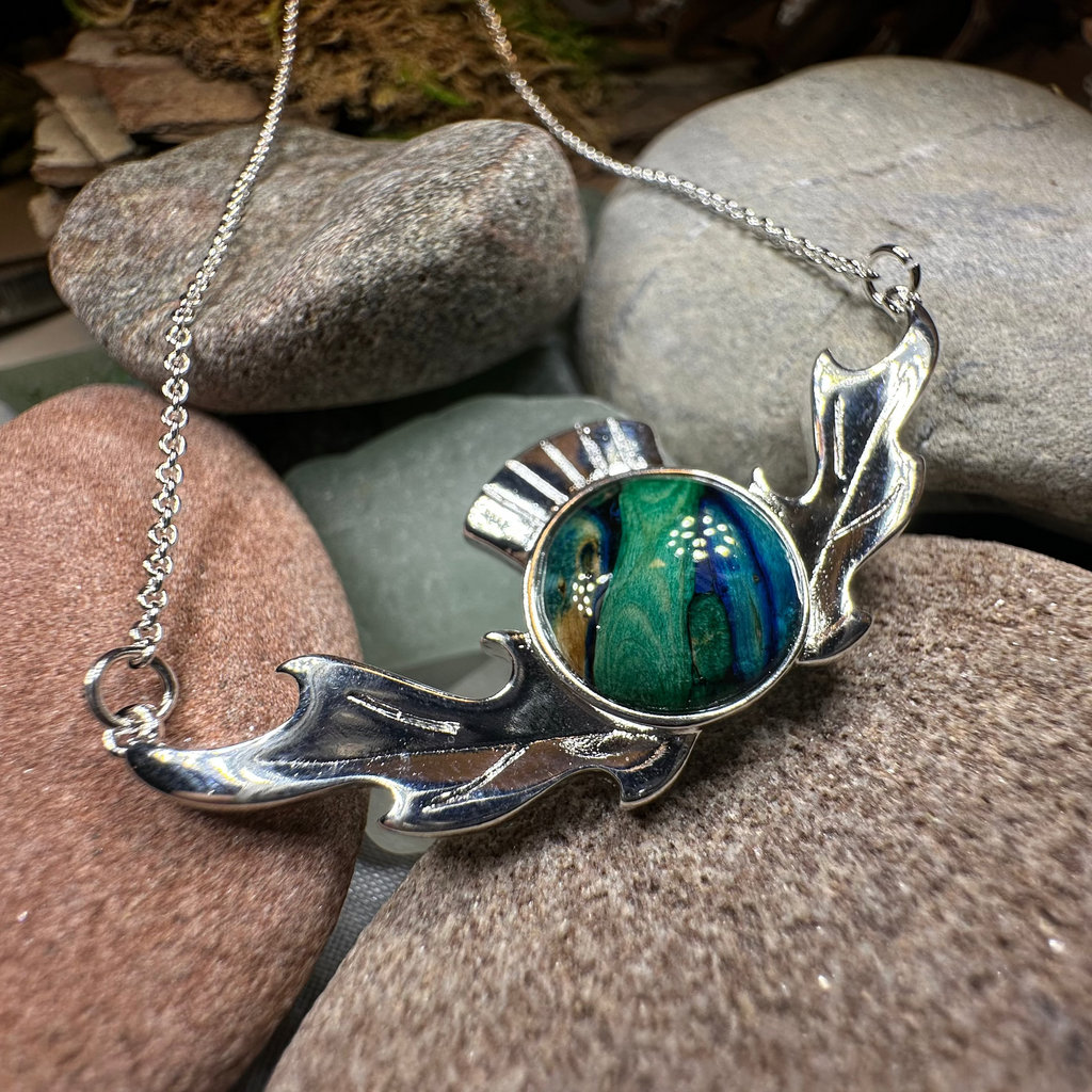 Heathergems Thistle Necklace