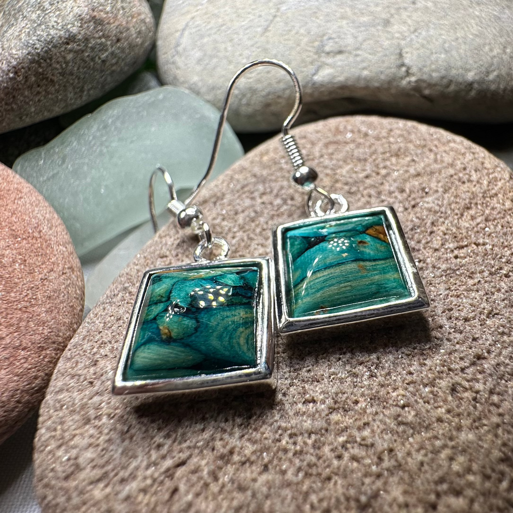 Heathergems Square Earrings