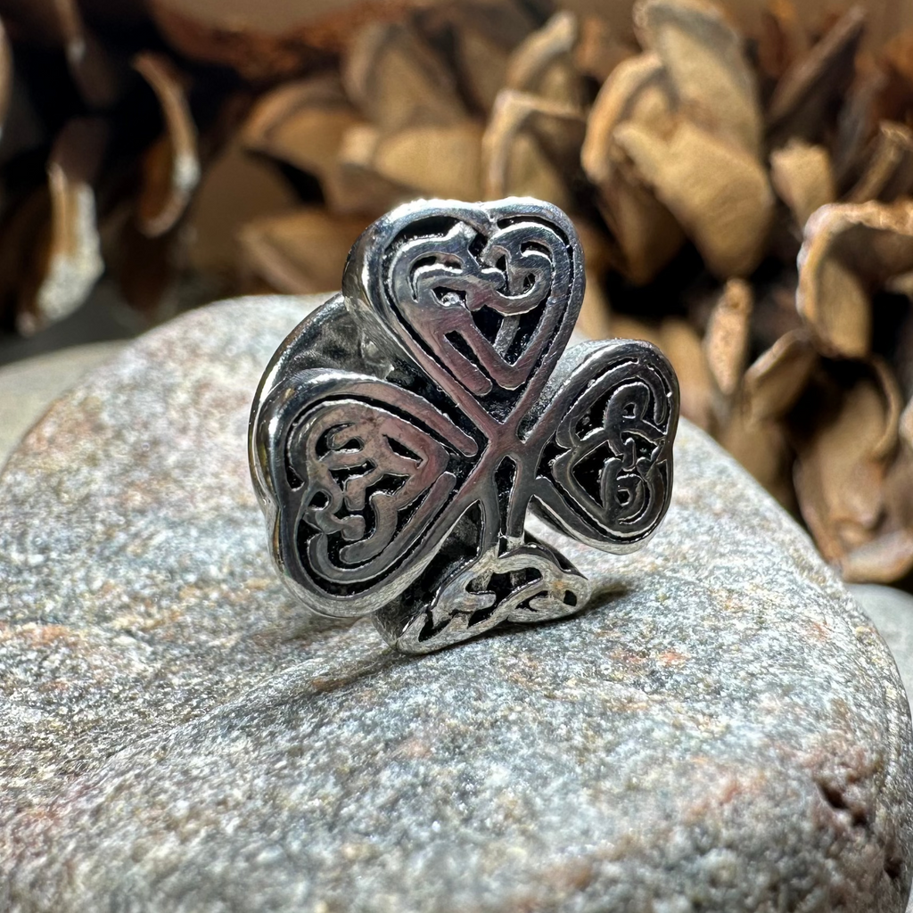 Celtic Shamrock Lapel Pin