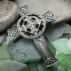 Antique Celtic Cross Brooch