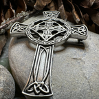 Antique Celtic Cross Brooch