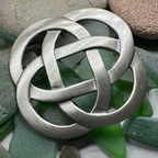 Celtic Dara Knot Brooch