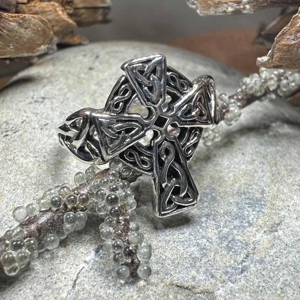 Classic Celtic Cross Ring