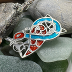 Book of Kells Celtic Bird Brooch