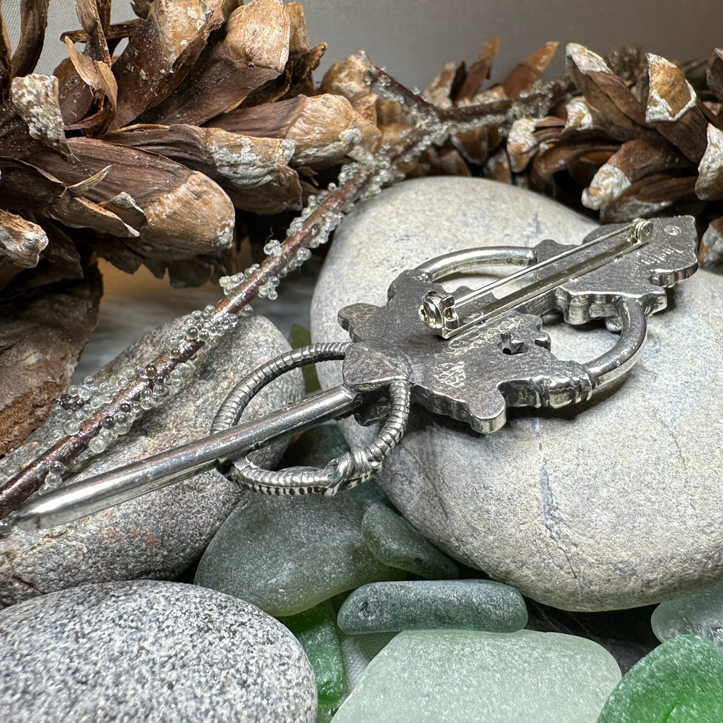 Viking Wolf Celtic Brooch