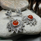 Serene Marcasite Flower Earrings