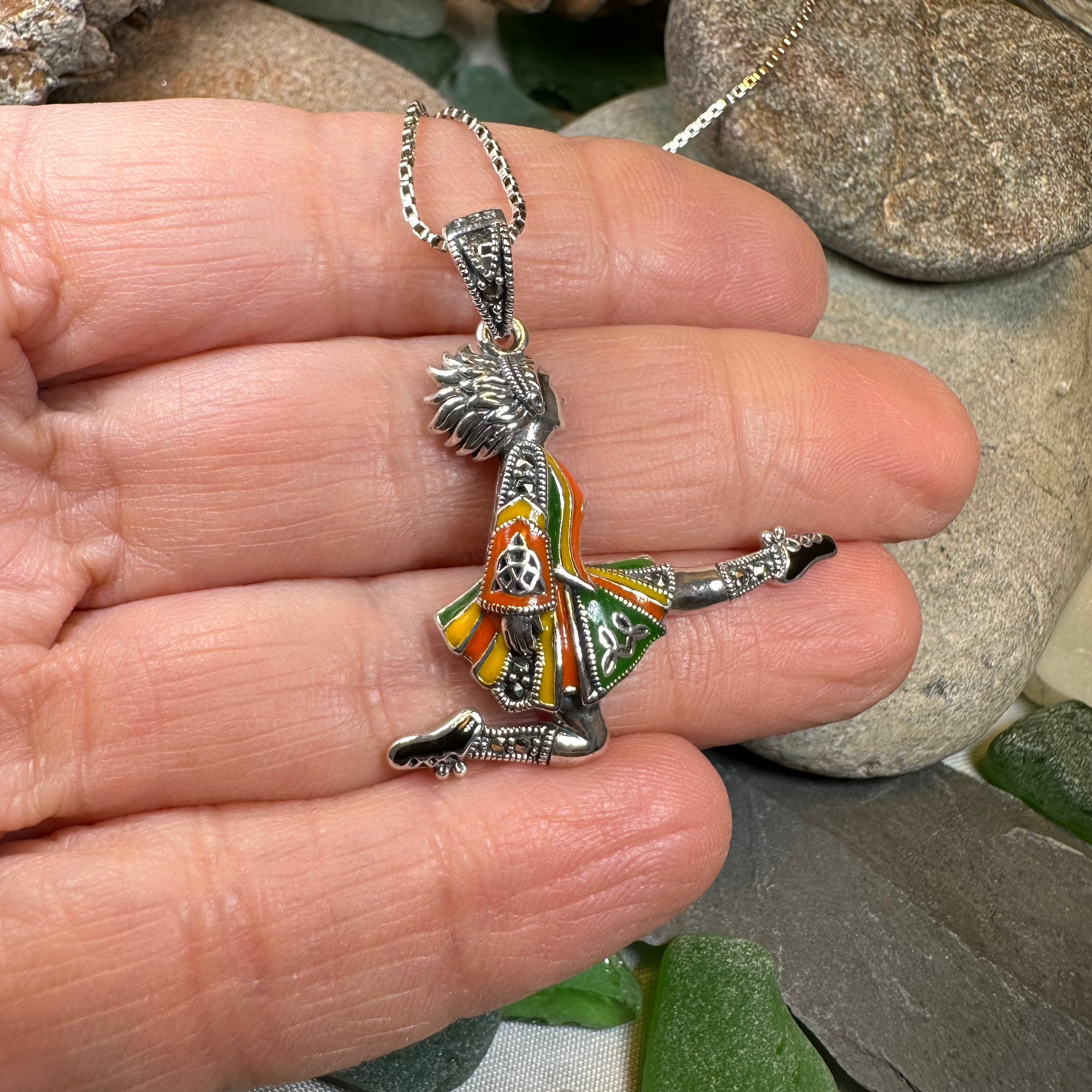 Traditional Irish Dancer Necklace
