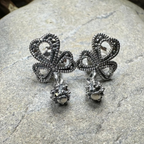 Connemara Shamrock Post Earrings