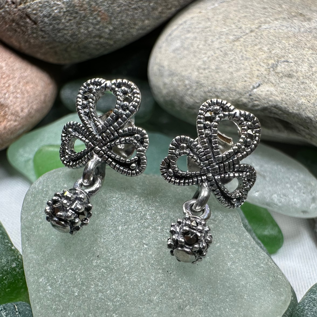 Connemara Shamrock Post Earrings