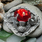 Royal Scottish Thistle Brooch