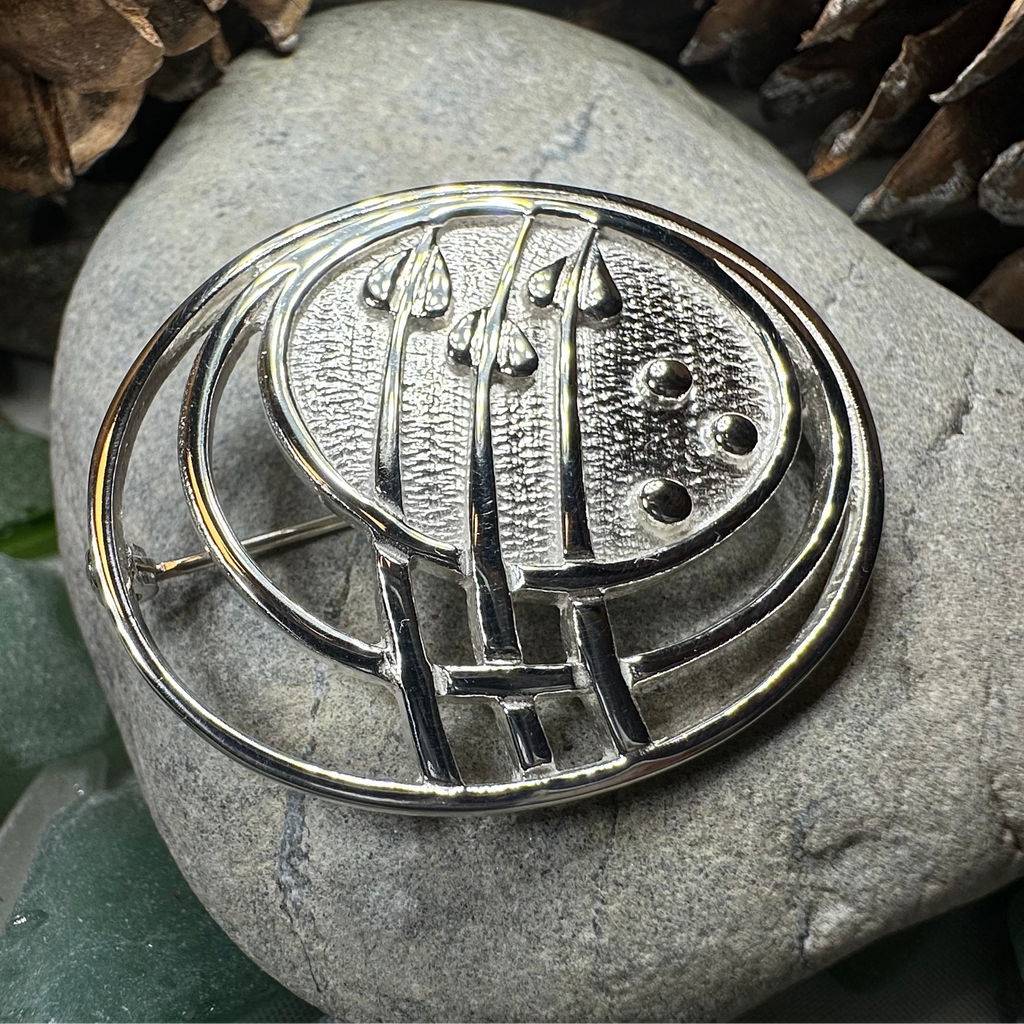 Mackintosh Leaves Brooch