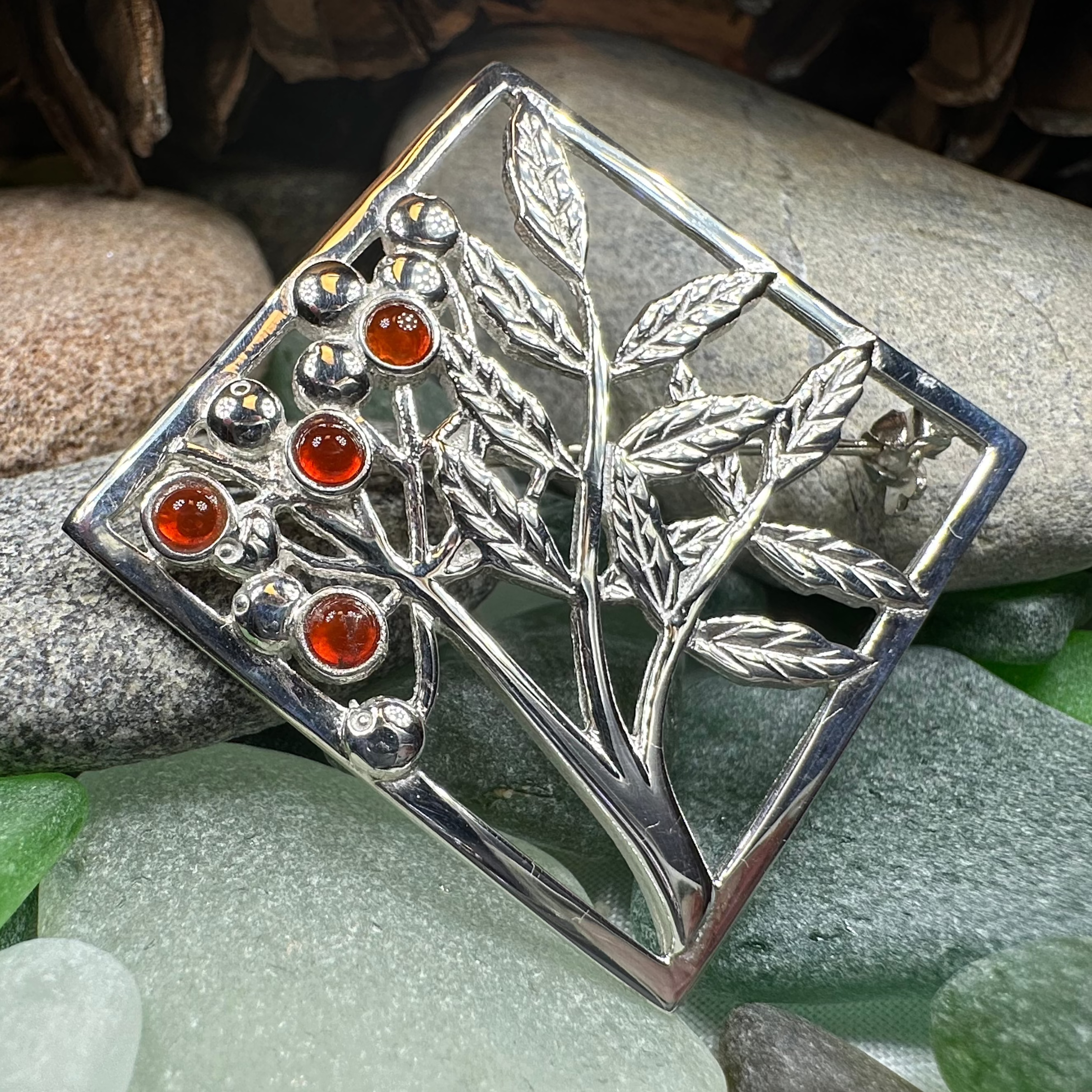 Rowan Tree of Life Brooch