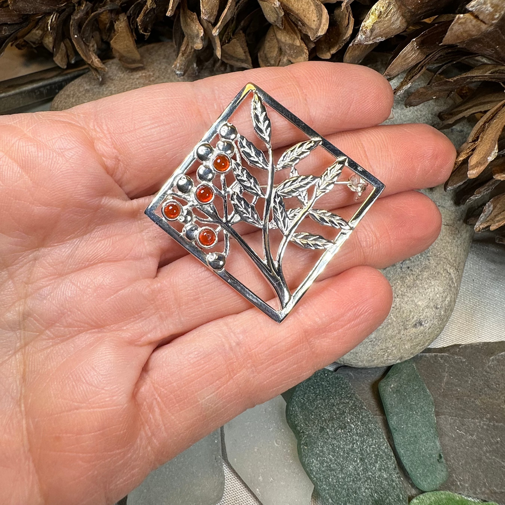 Rowan Tree of Life Brooch