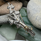 Bluebell Posey Brooch