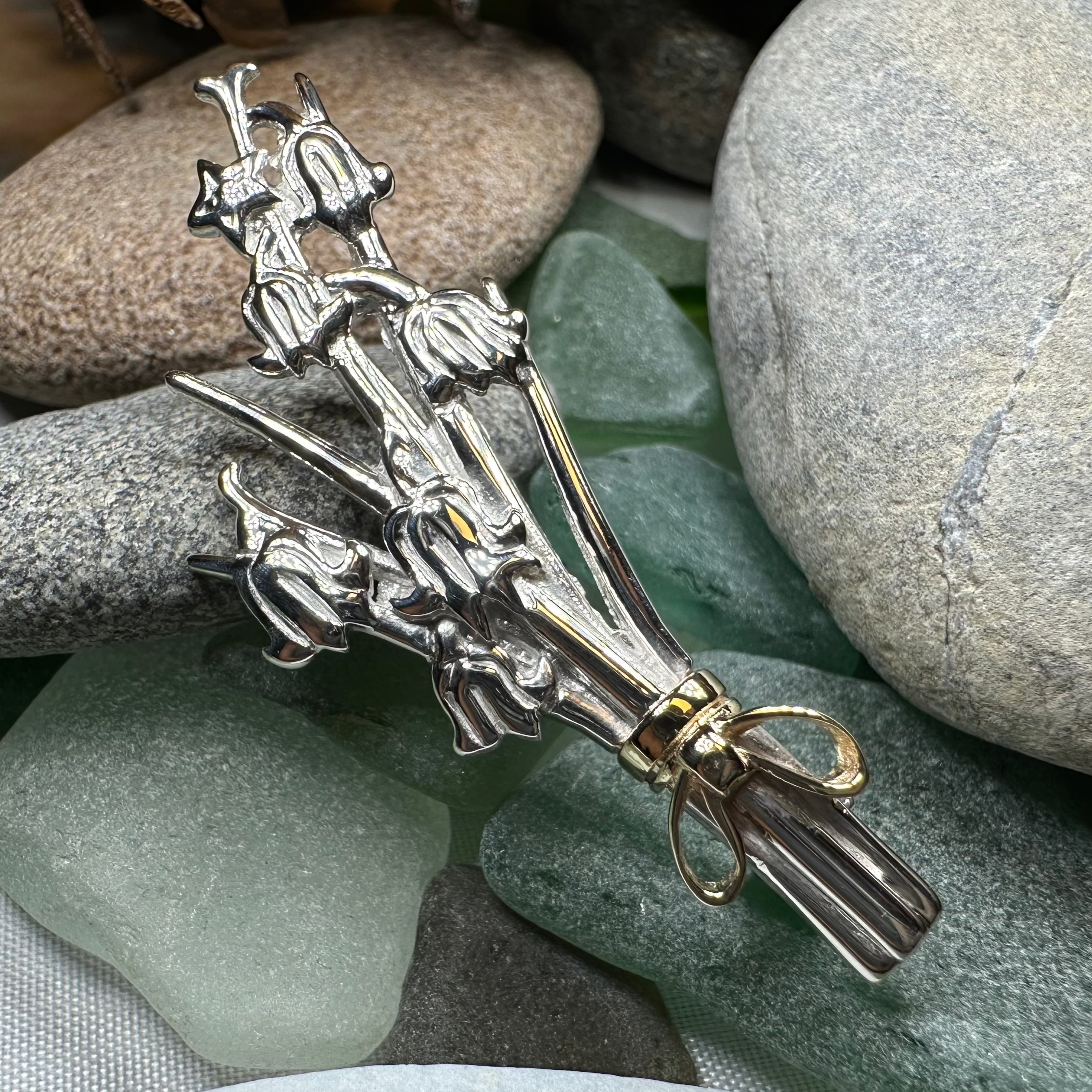 Bluebell Posey Brooch