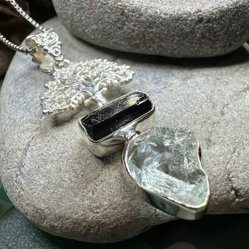 Tree of Life Gemstone Necklace