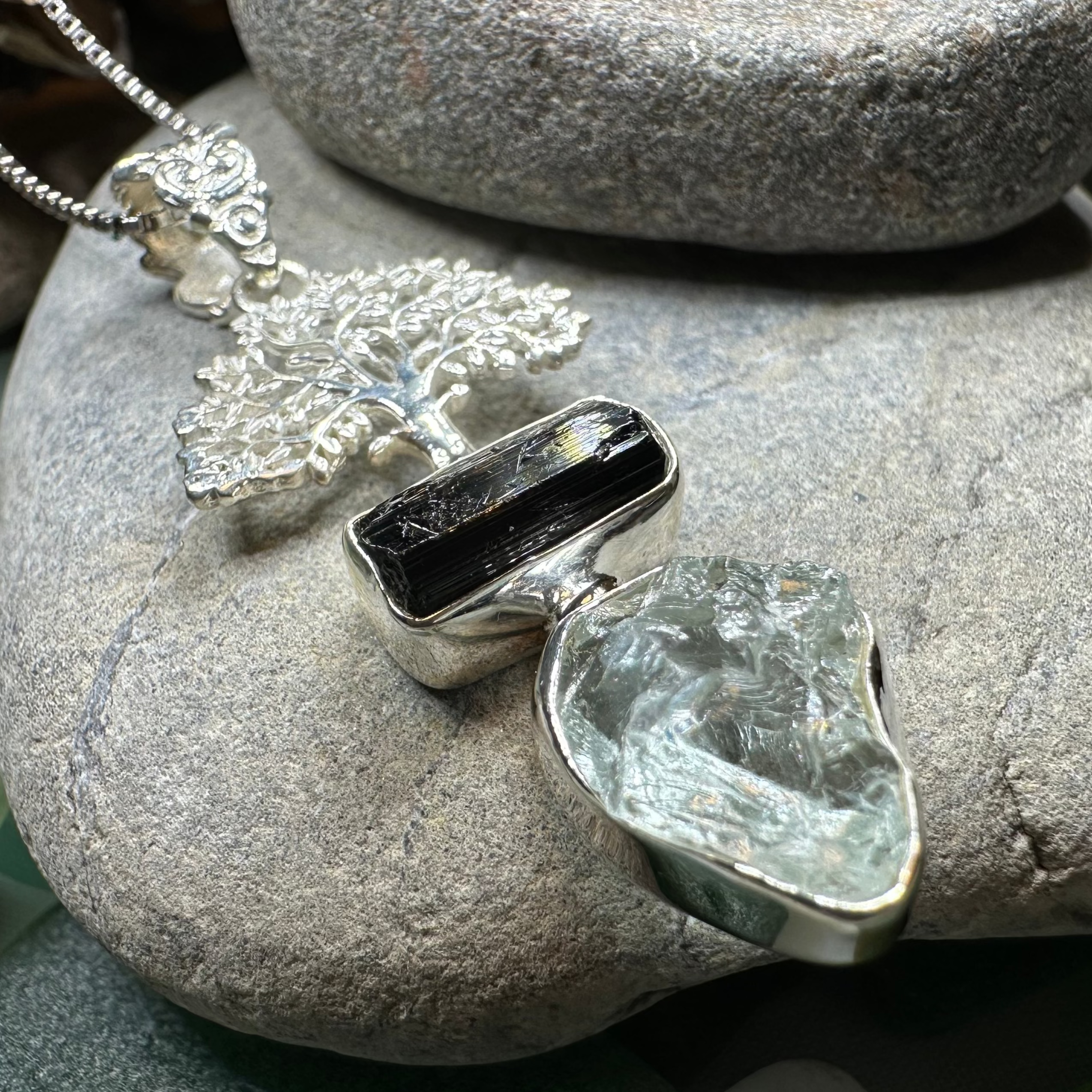 Tree of Life Gemstone Necklace