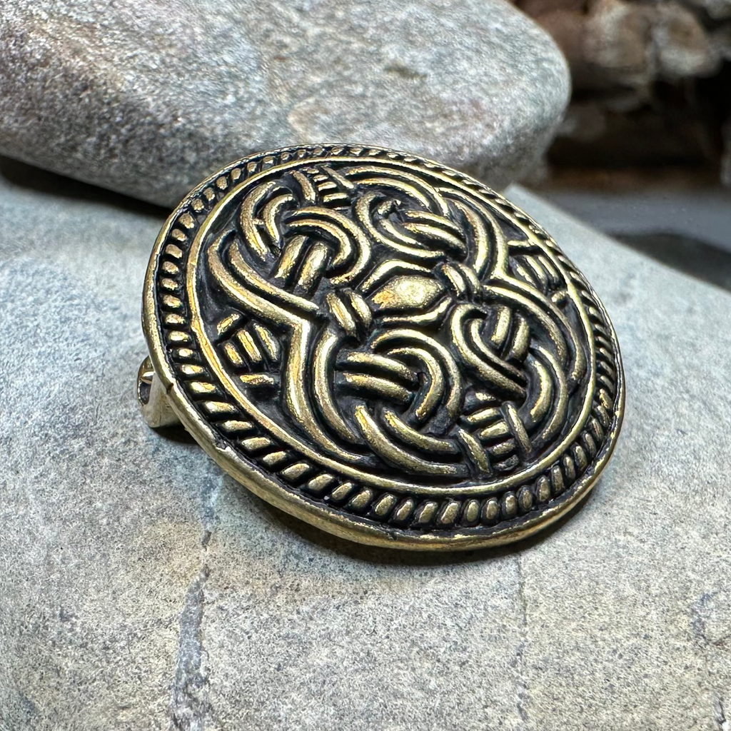 Bronze Jelling Celtic Brooch