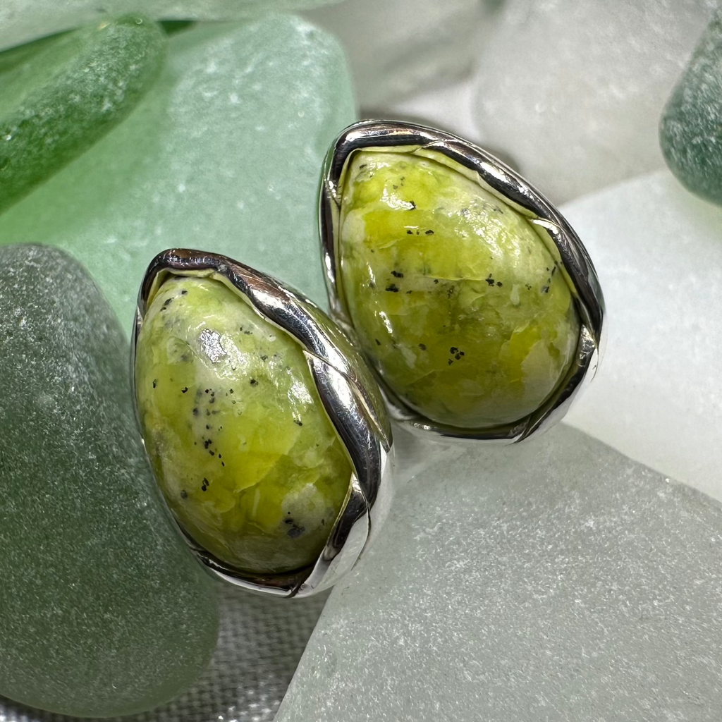 Connemara Marble Ireland Post Earrings