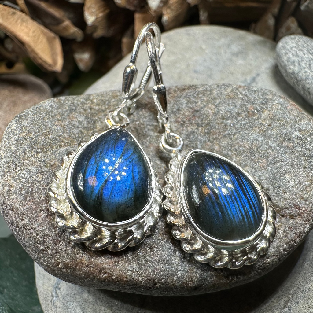 Classic Labradorite Earrings