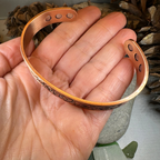 Viking Birds Copper Cuff Bracelet