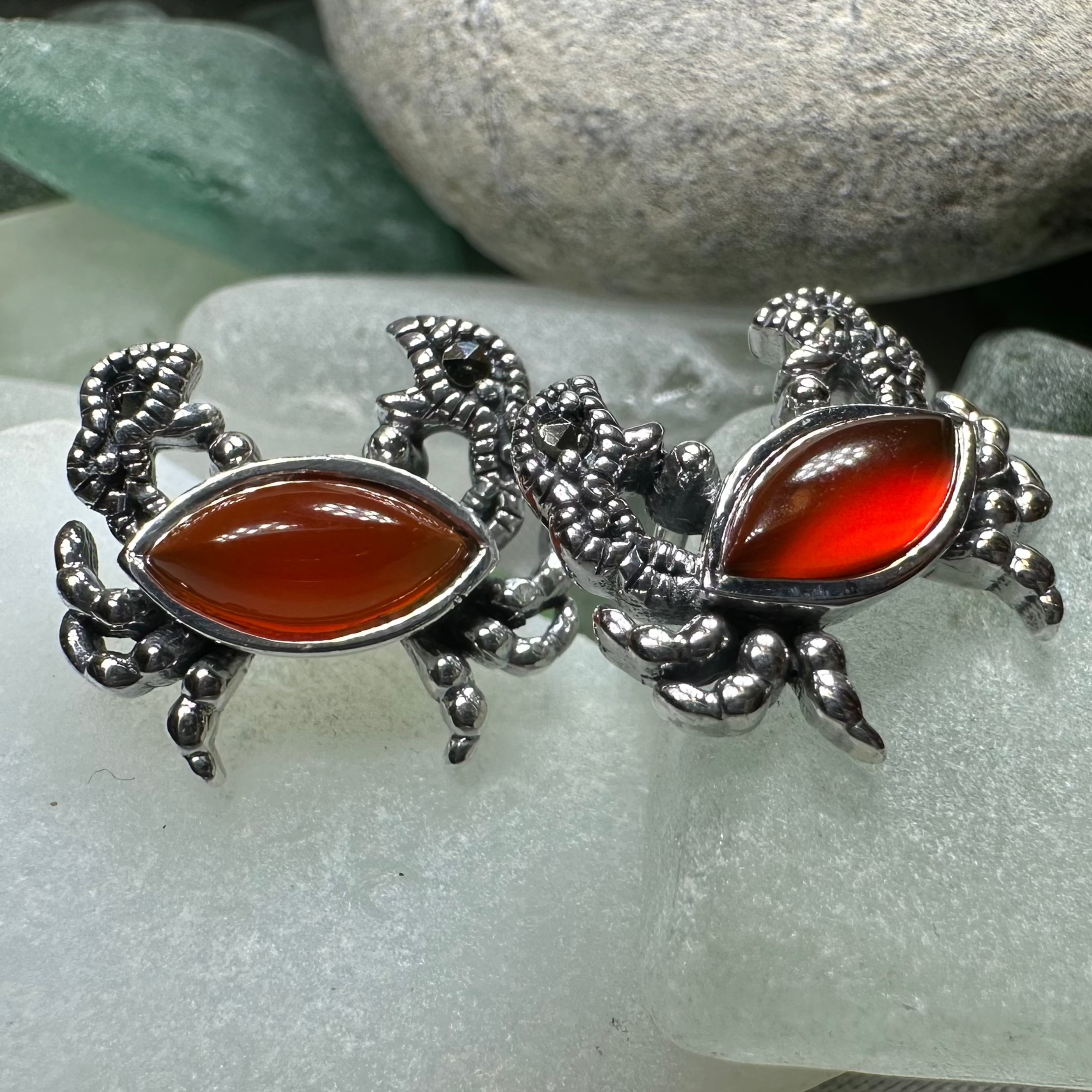 Carrie Crab Stud Earrings