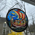 Viking Ship Suncatcher