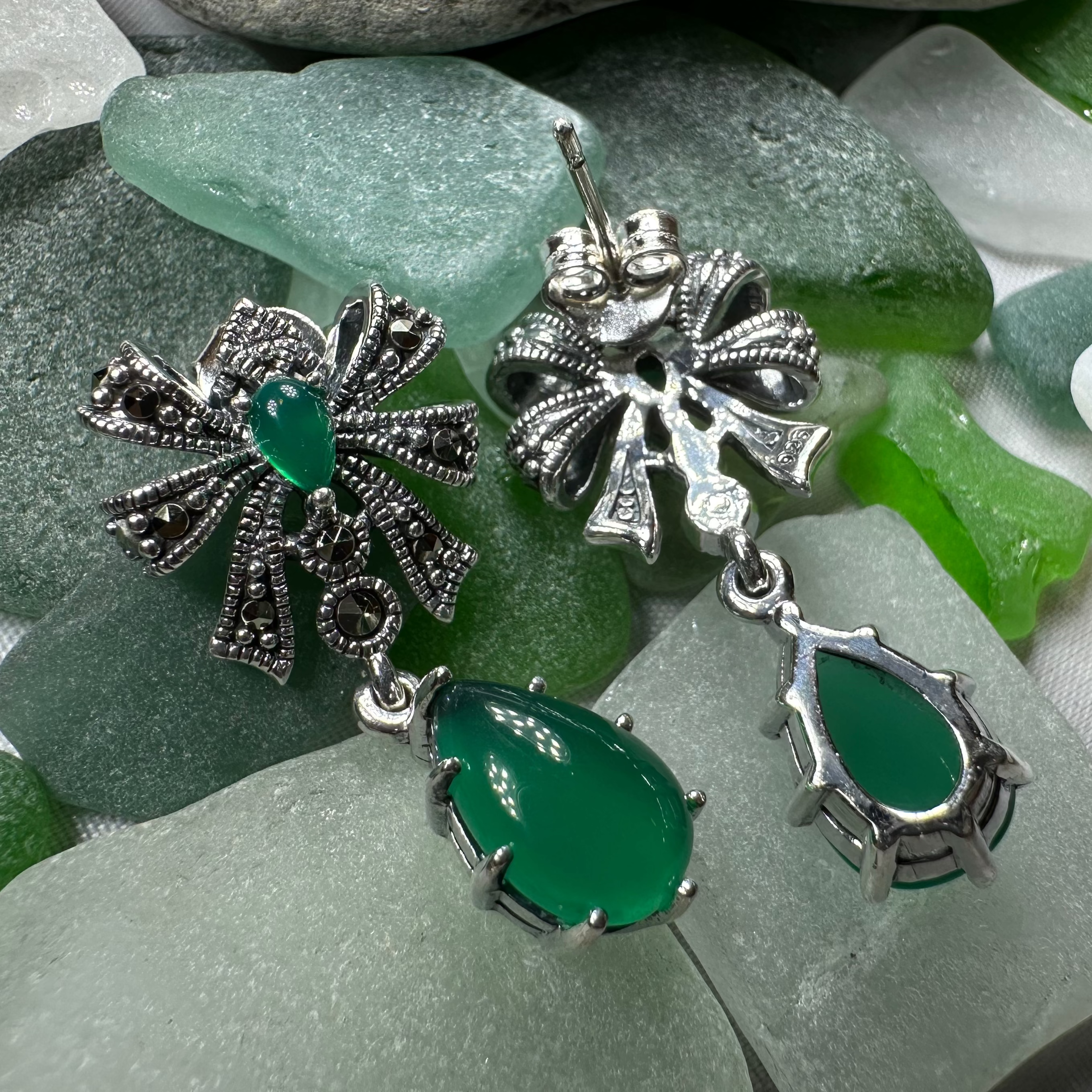 Irish Princess Marcasite Earrings