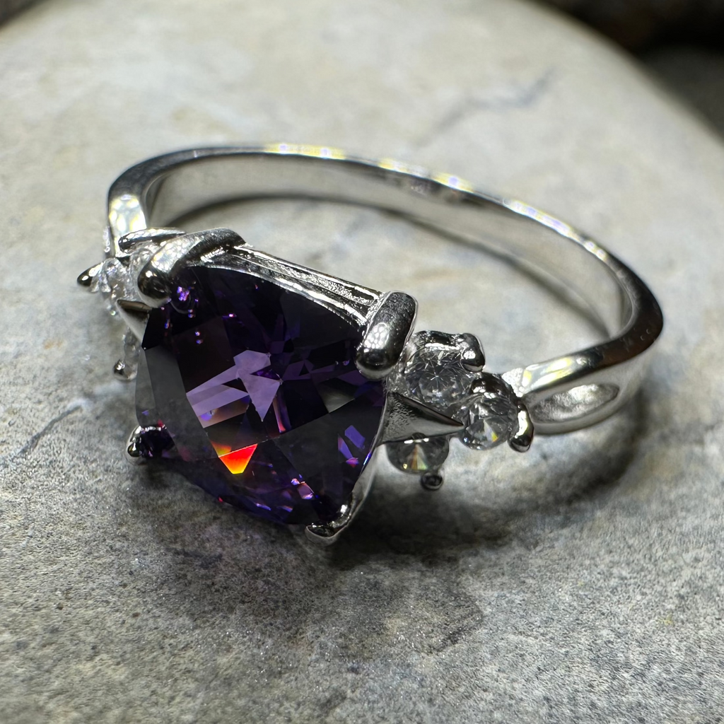 Amethyst Spring Ring