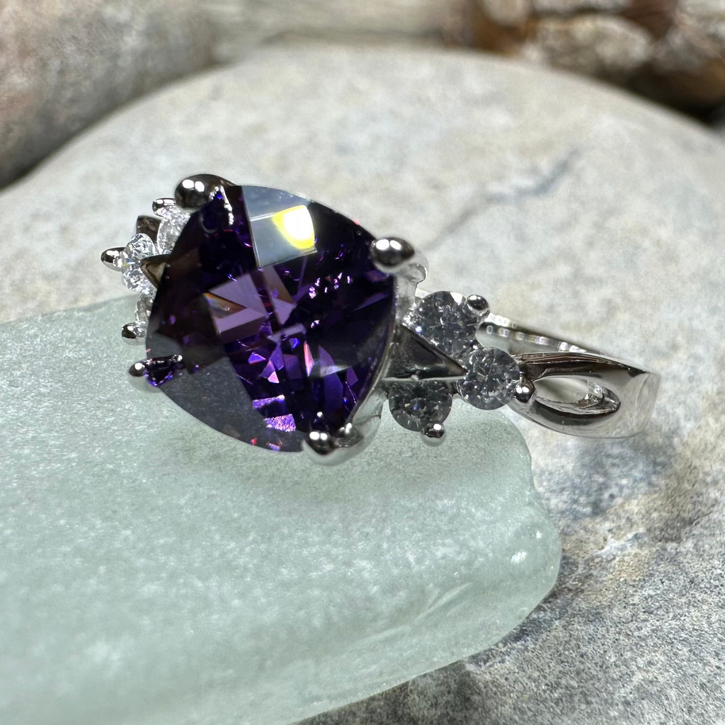 Amethyst Spring Ring