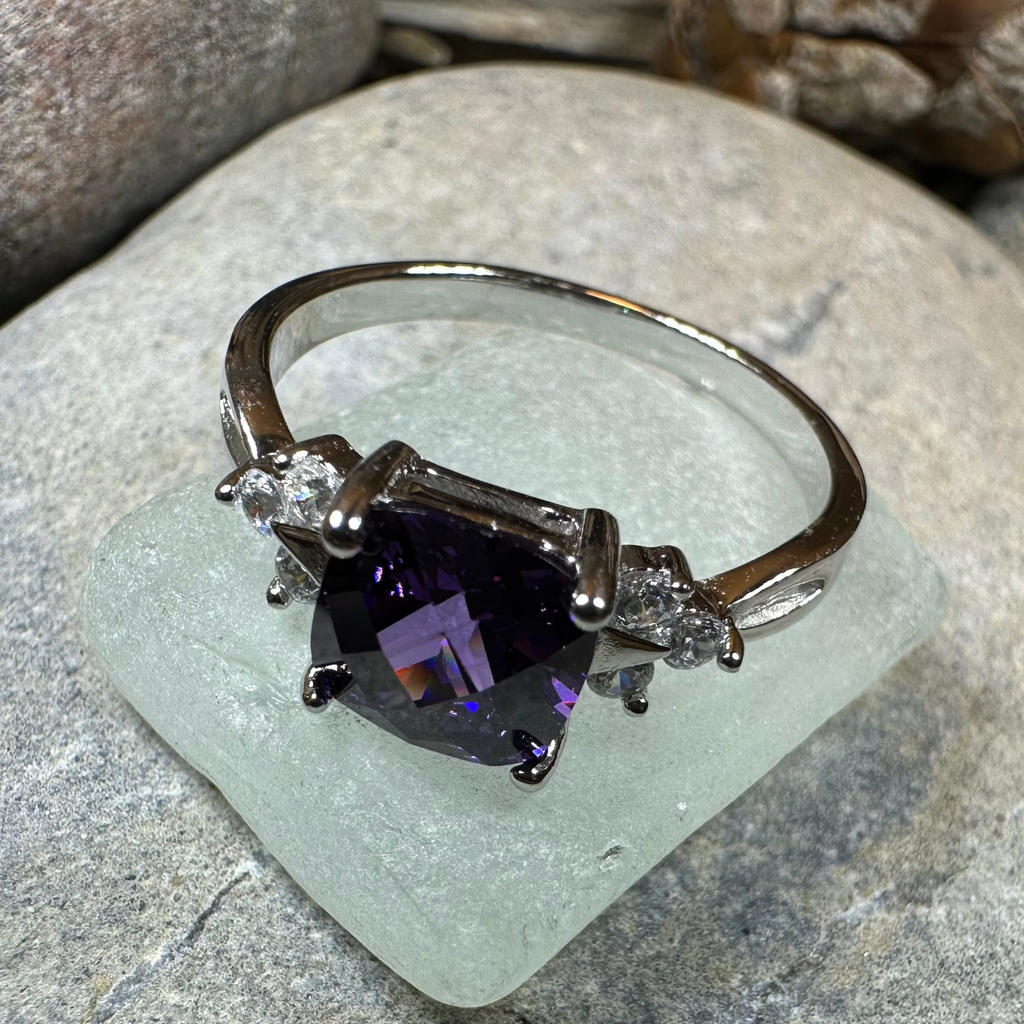 Amethyst Spring Ring