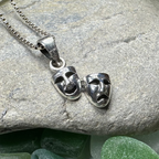 Theater Mask Necklace