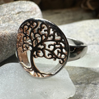 Rose Tree of Life Ring