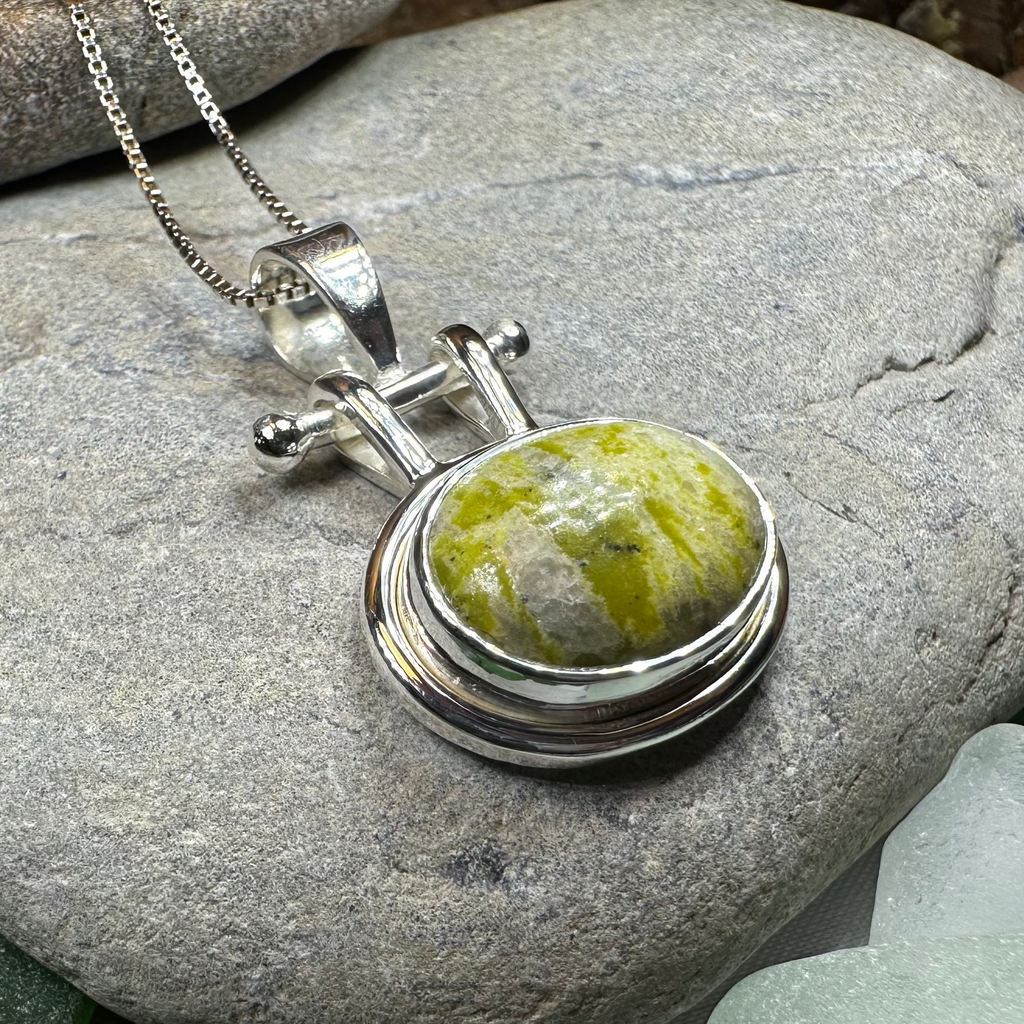 Shiela Connemara Marble Irish Necklace