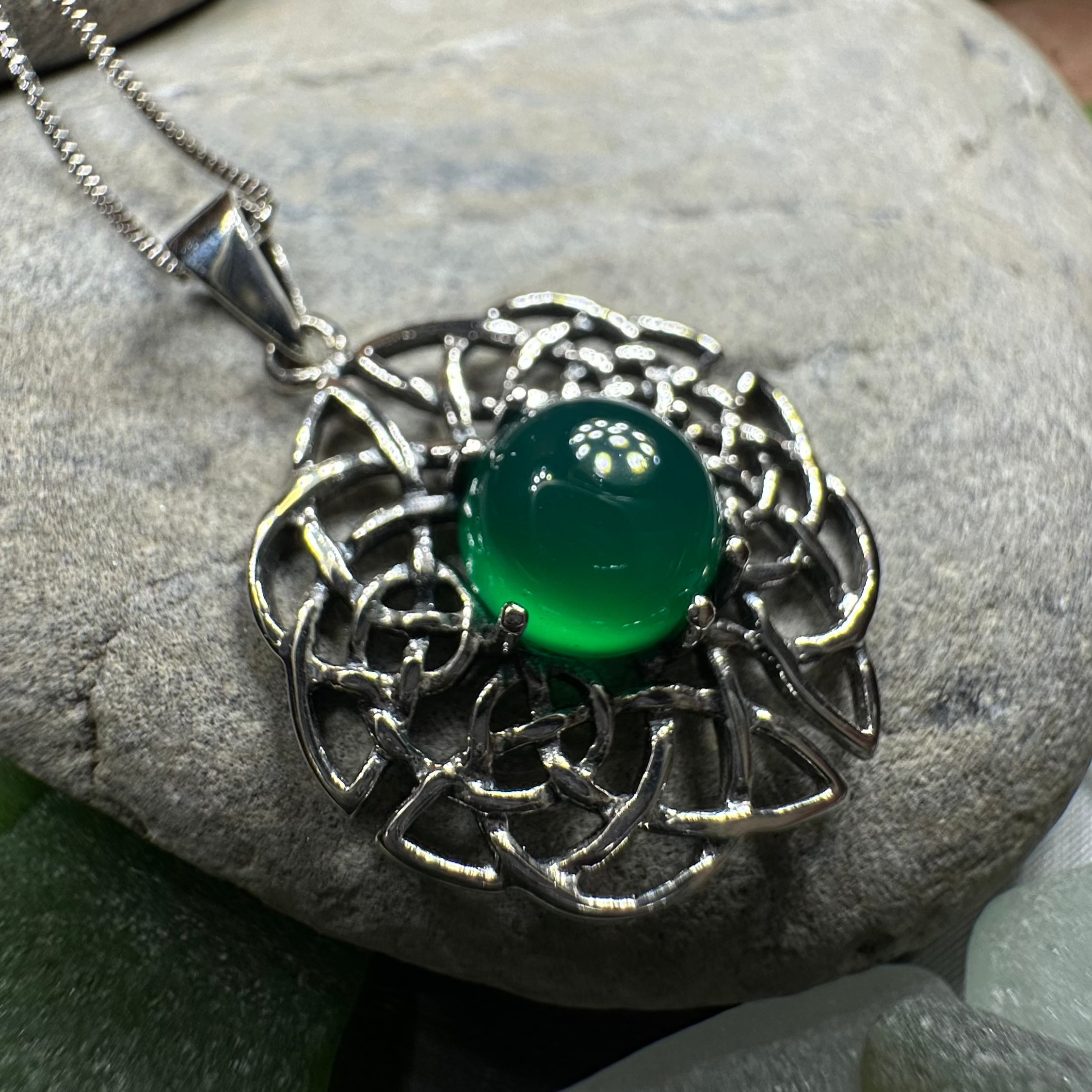 Elvenfire Celtic Knot Necklace