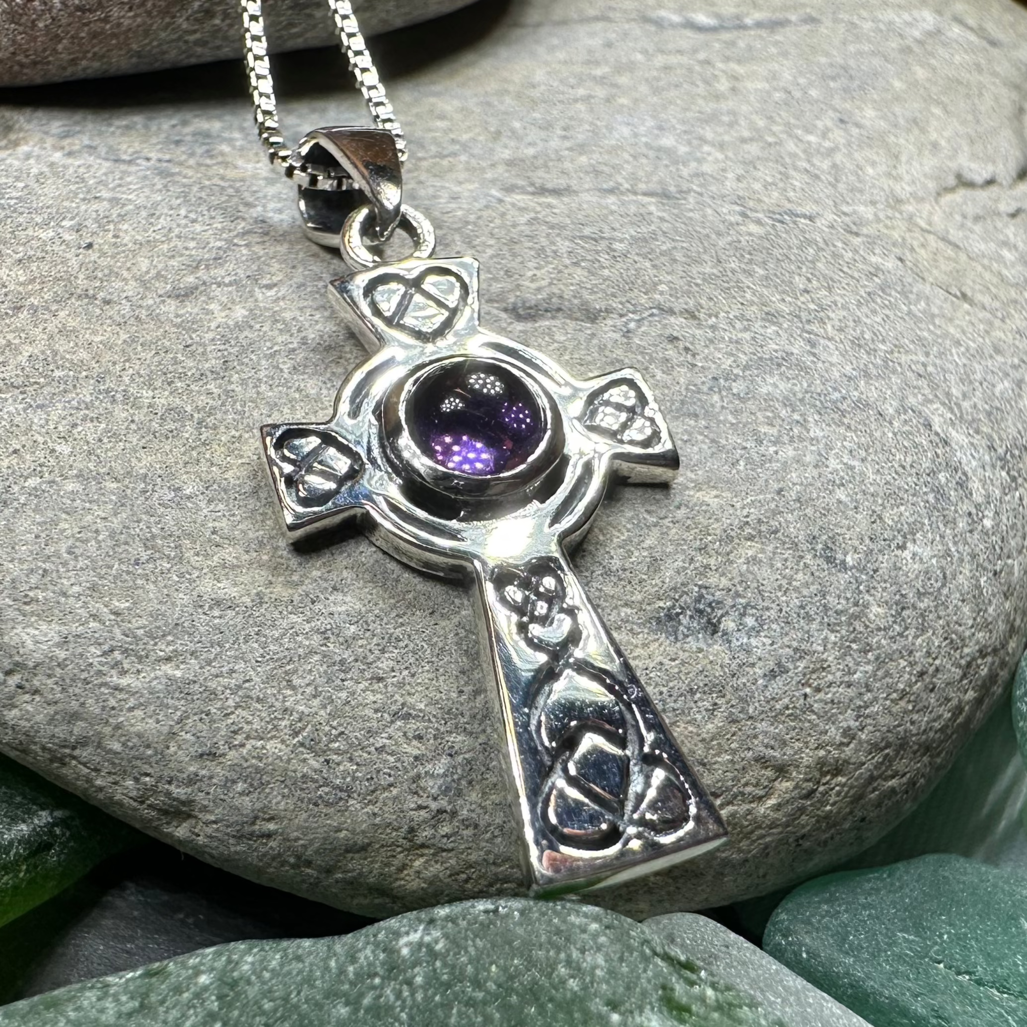 Cecilia Celtic Cross Necklace