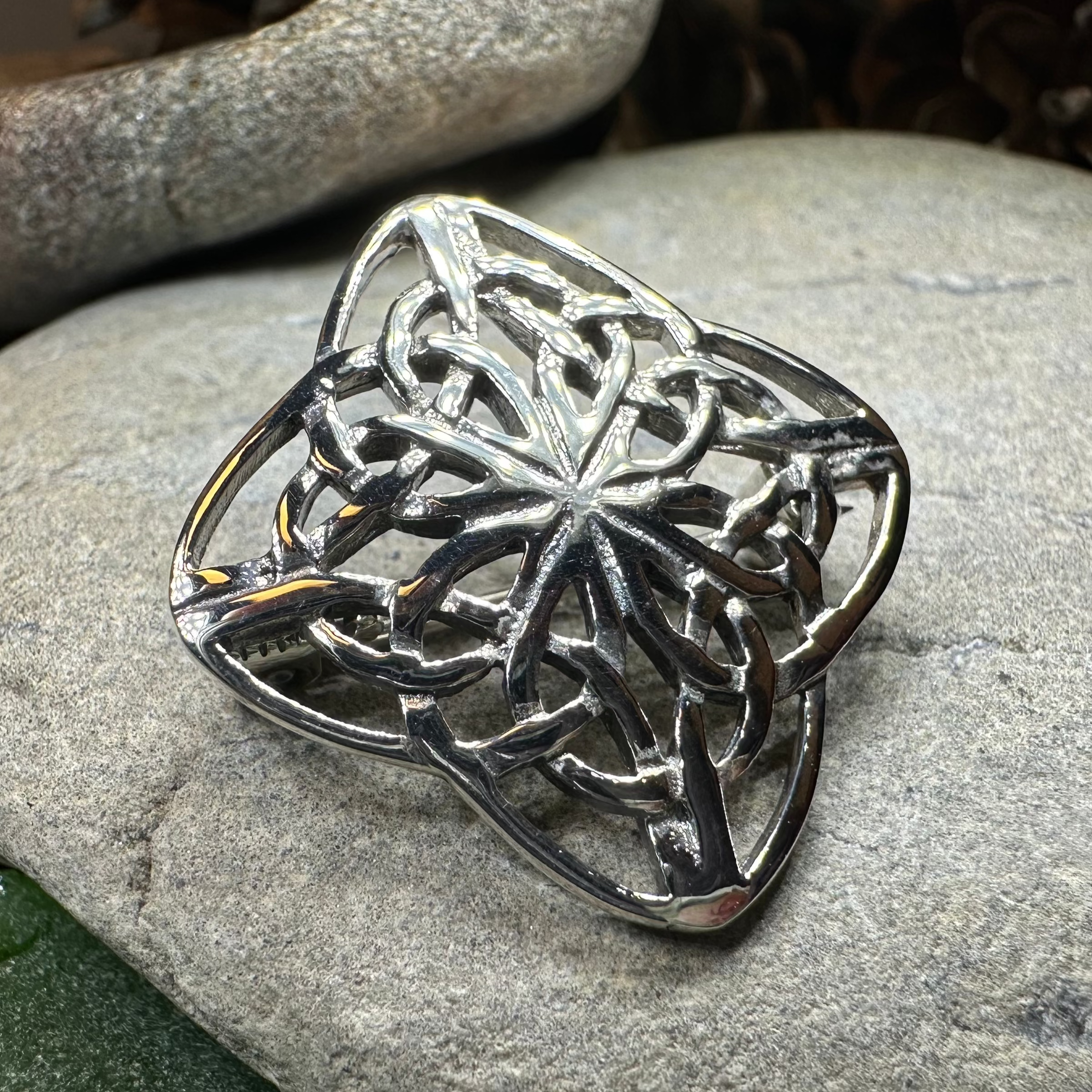 Dayna Celtic Knot Brooch