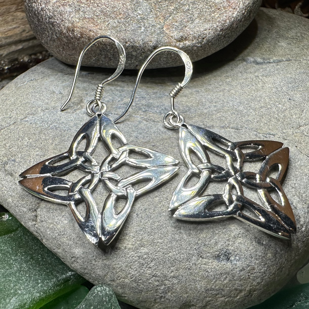 Nymah Trinity Knot Earrings