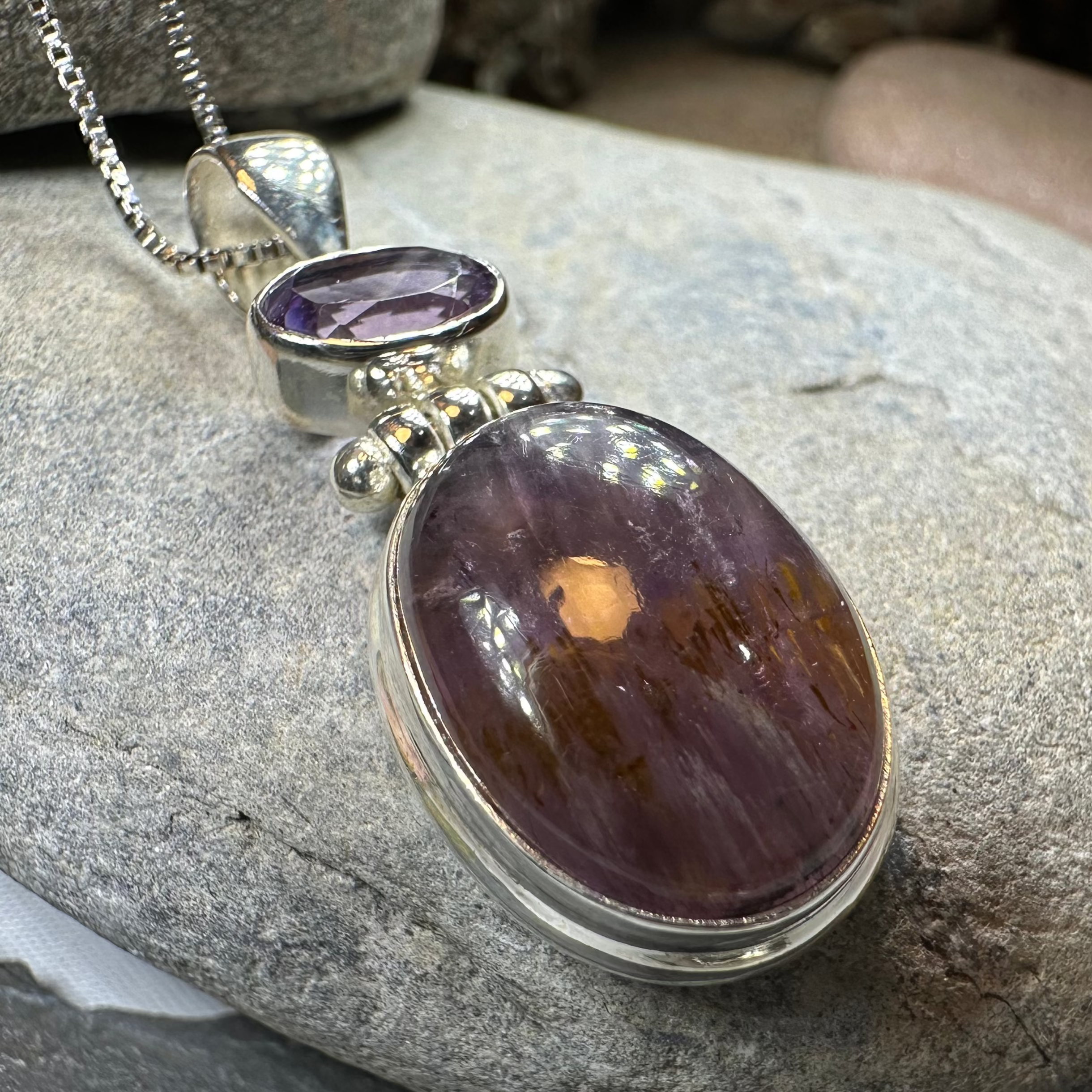 Celtic Amethyst Dusk Necklace