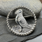 Orkney Puffin Brooch